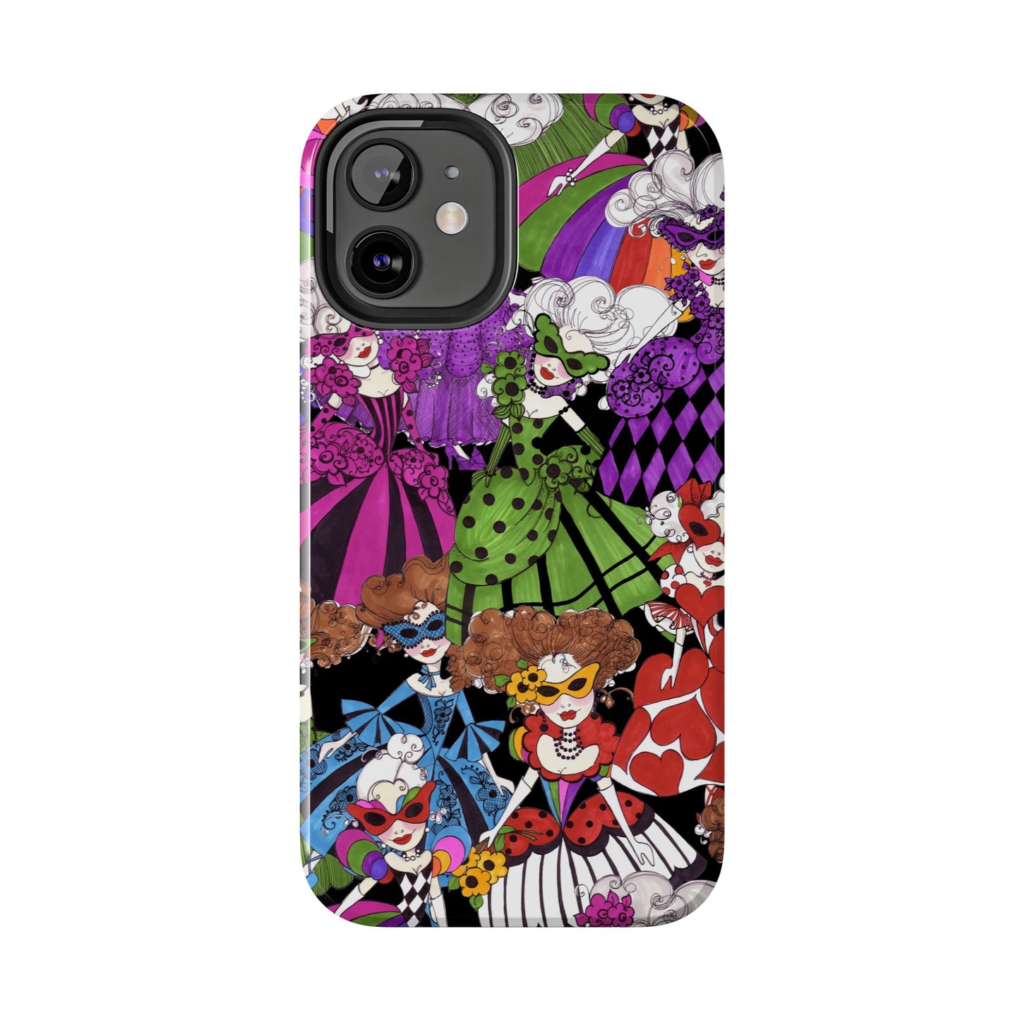 Crowded Dance Floor Black Phone Case