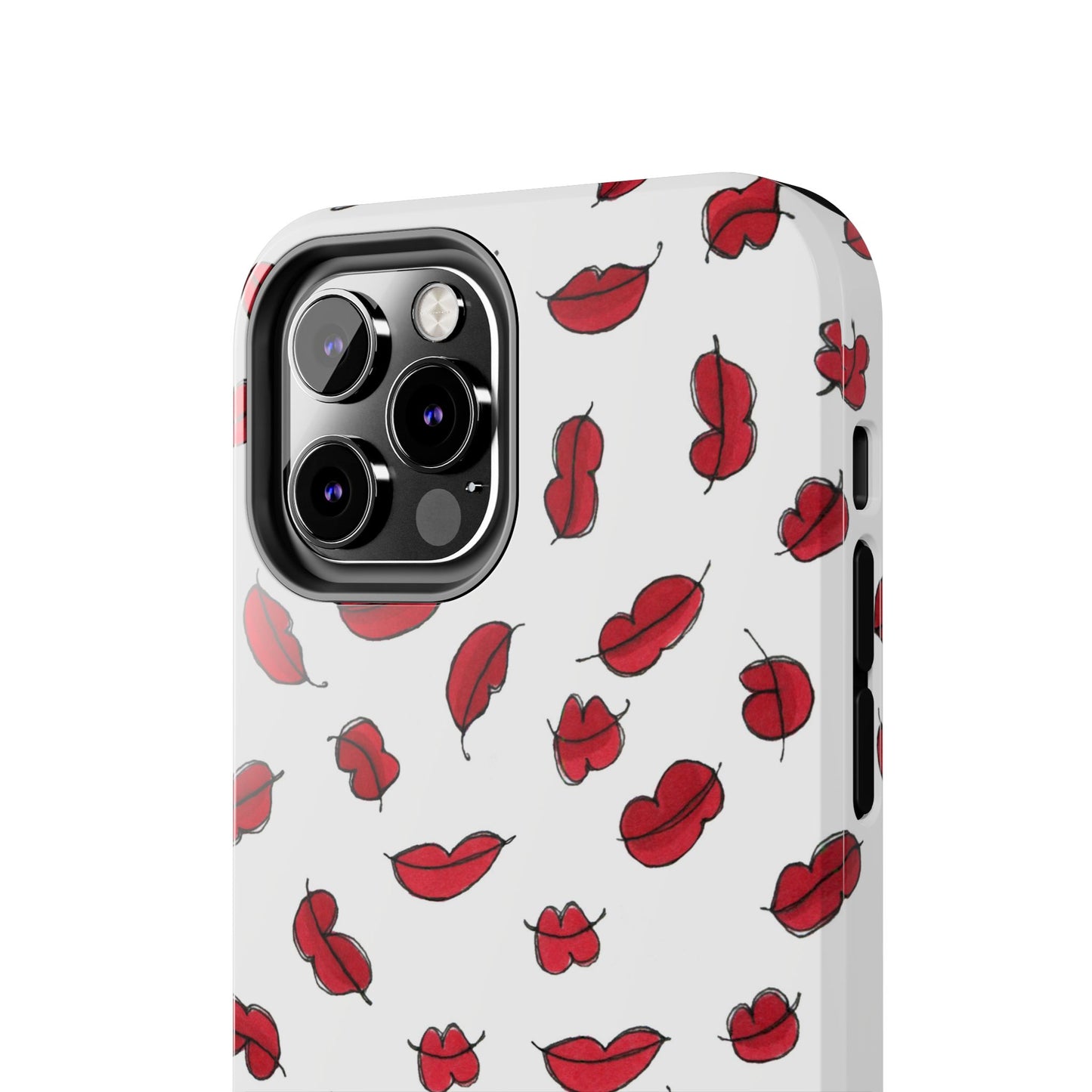 Lotsa Lips White Phone Case
