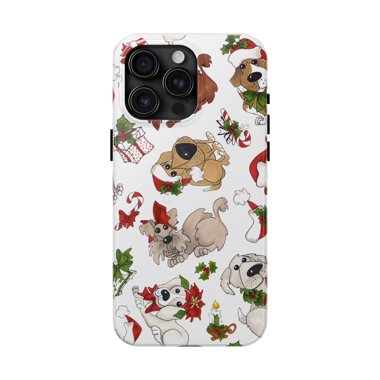 Doggie Toss White Phone Case