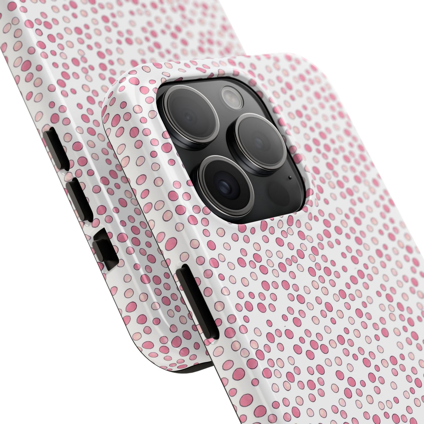 Water Spot Pink / White Phone Case