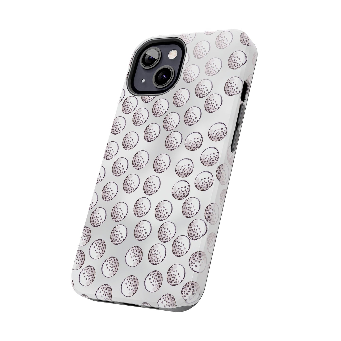Ball Dots Gray Phone Case