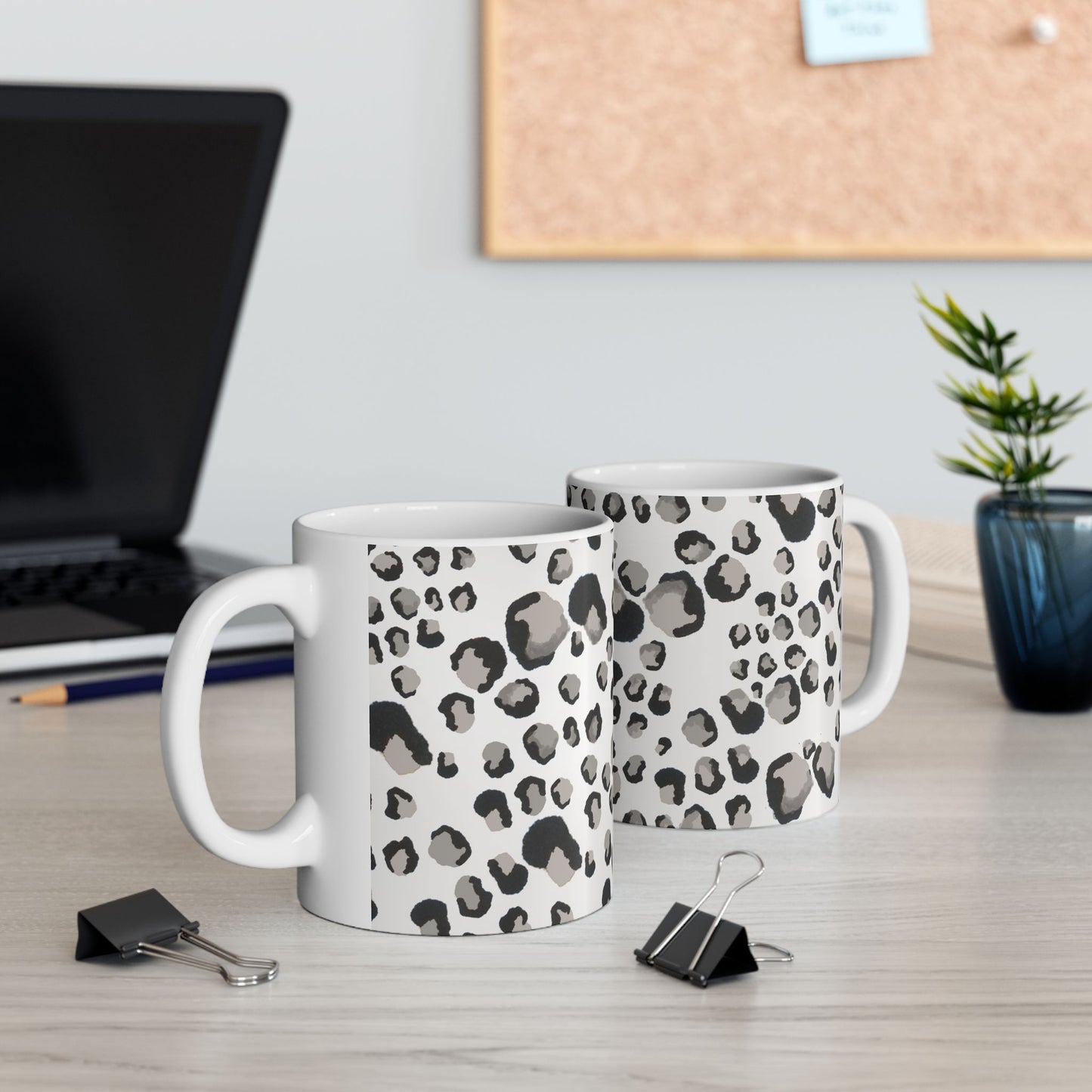 Leopard Gray Cup