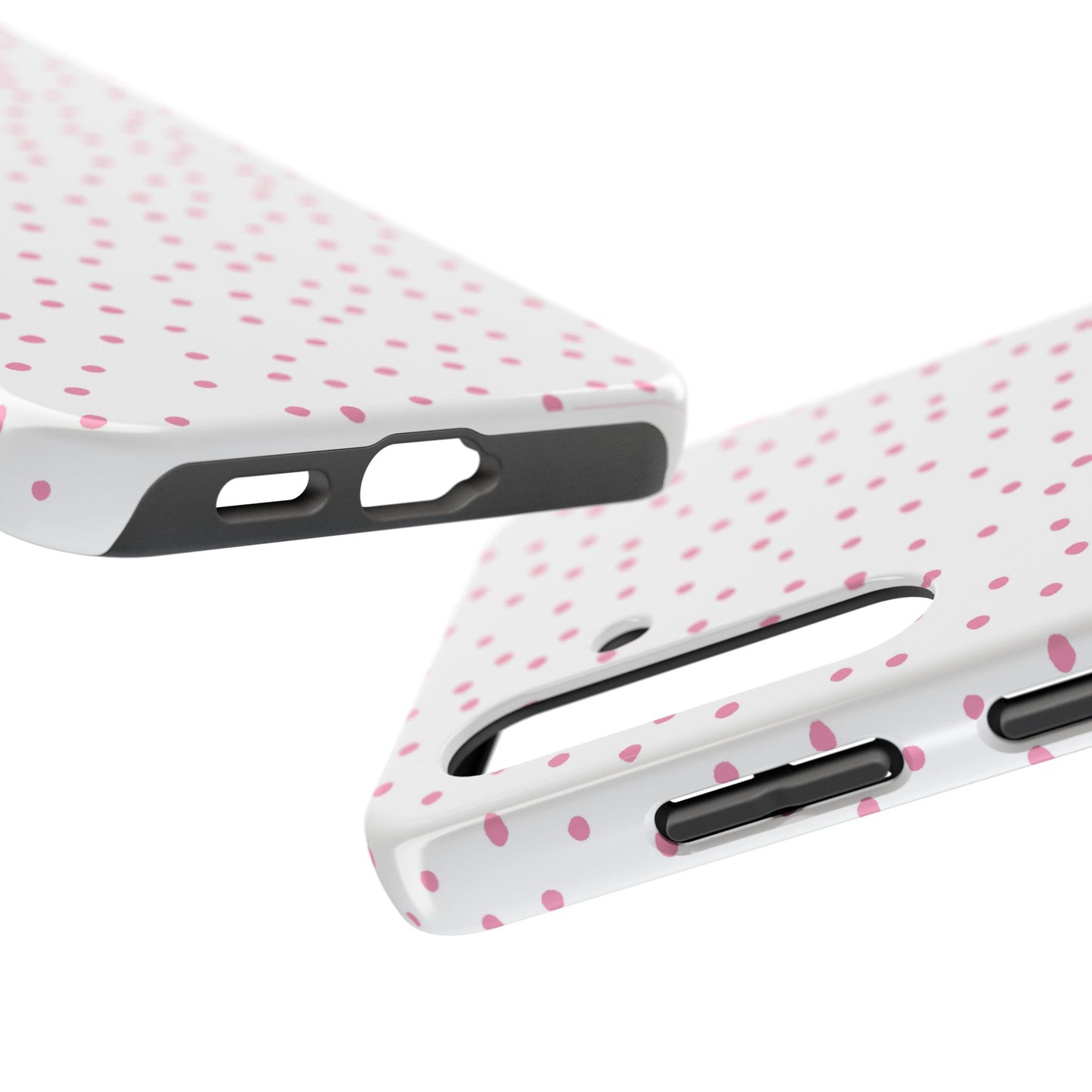 Dinky Dots White / Pink Phone Case