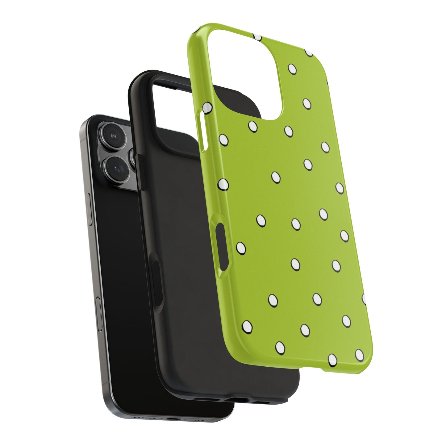 Lime Dots Phone Case