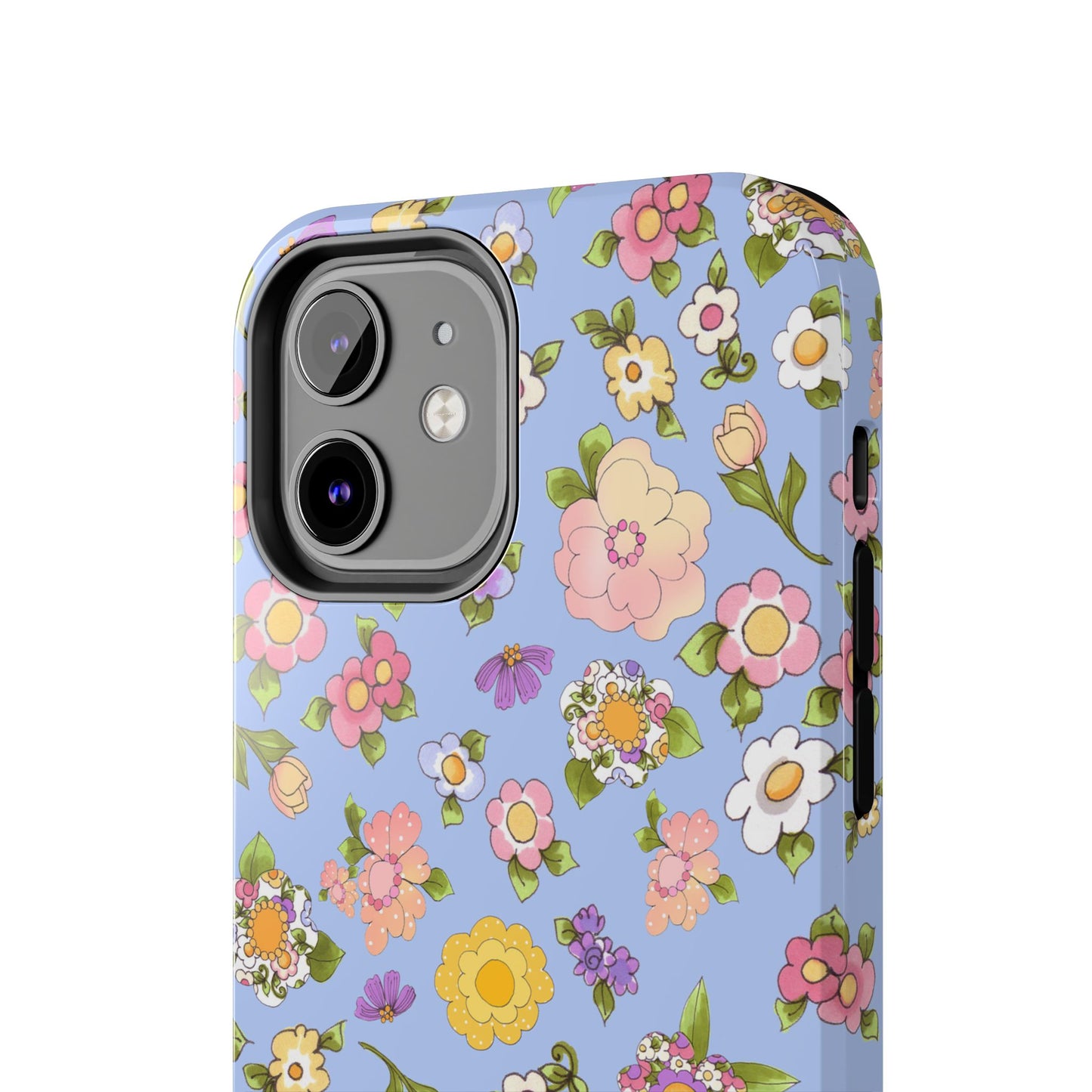 Flowery Blue Phone Case