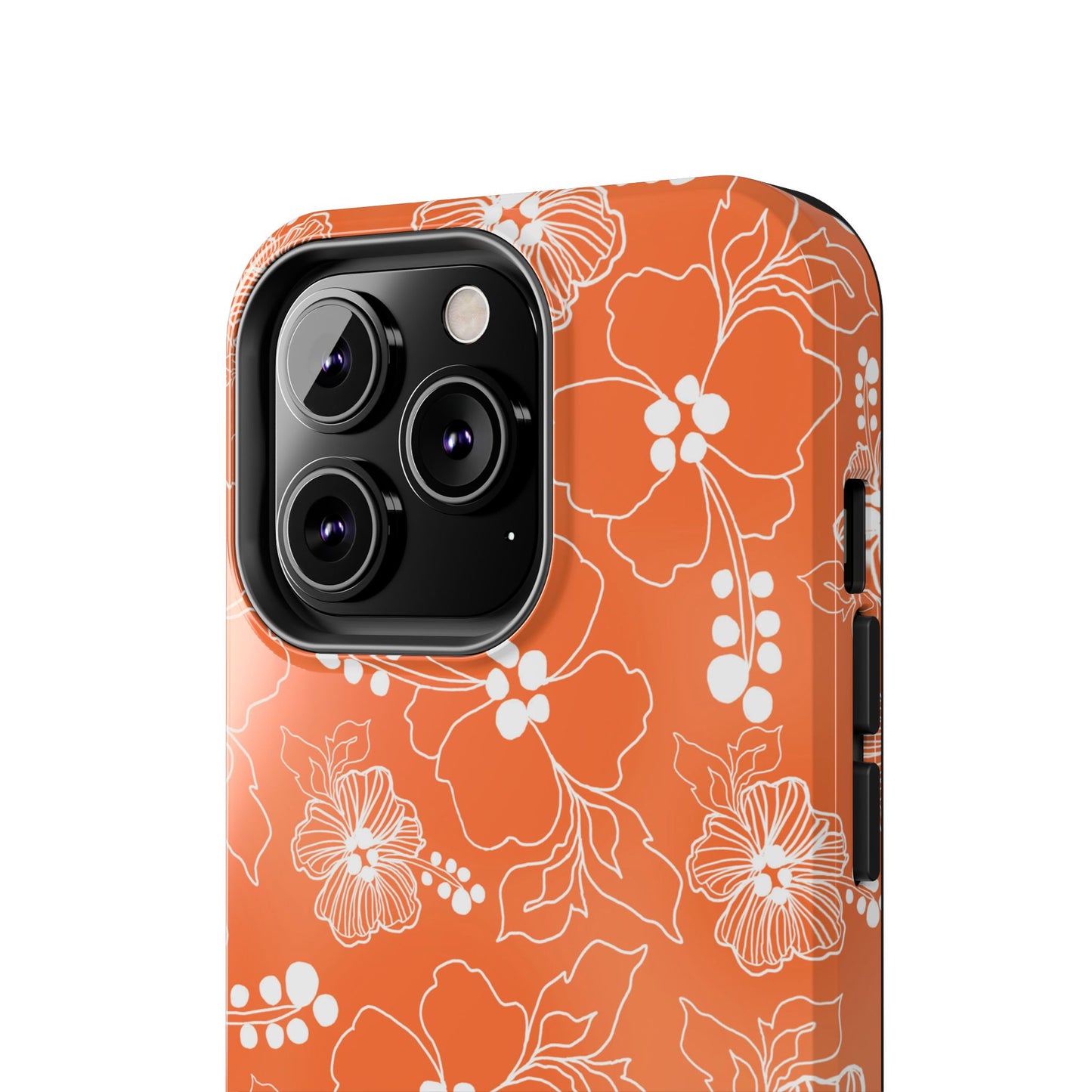 Lacey Hibiscus Coral Phone Case