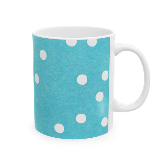 Big Dots Turquoise Cup