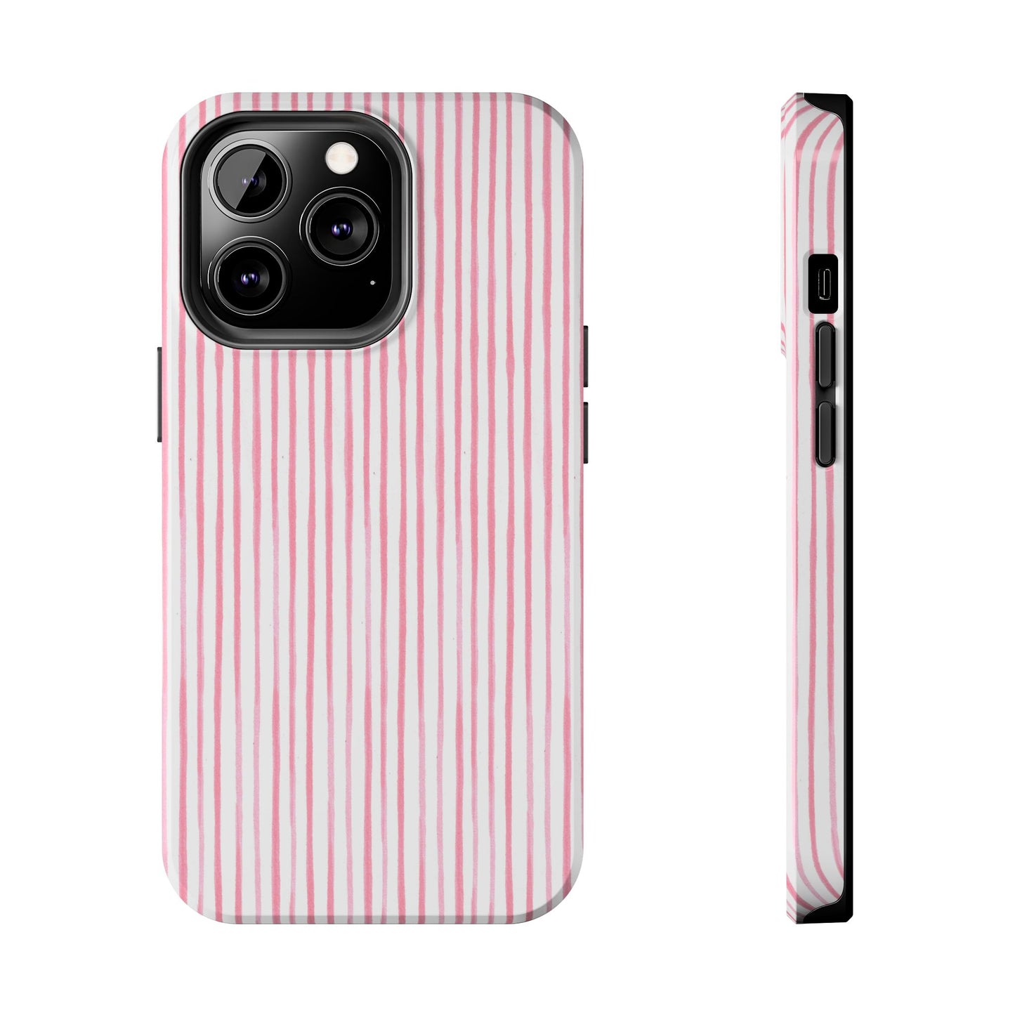 Candy Stripe White / Pink Phone Case