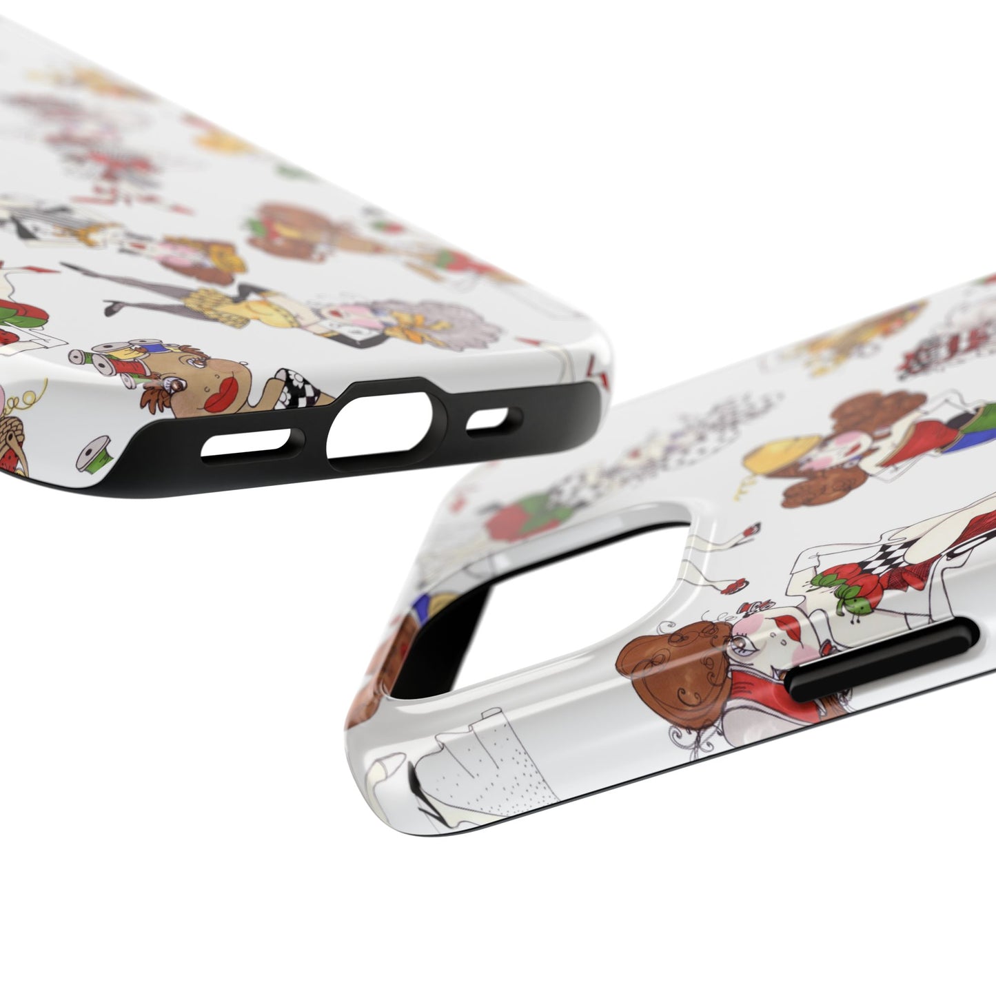 Sew Tossed White Phone Case