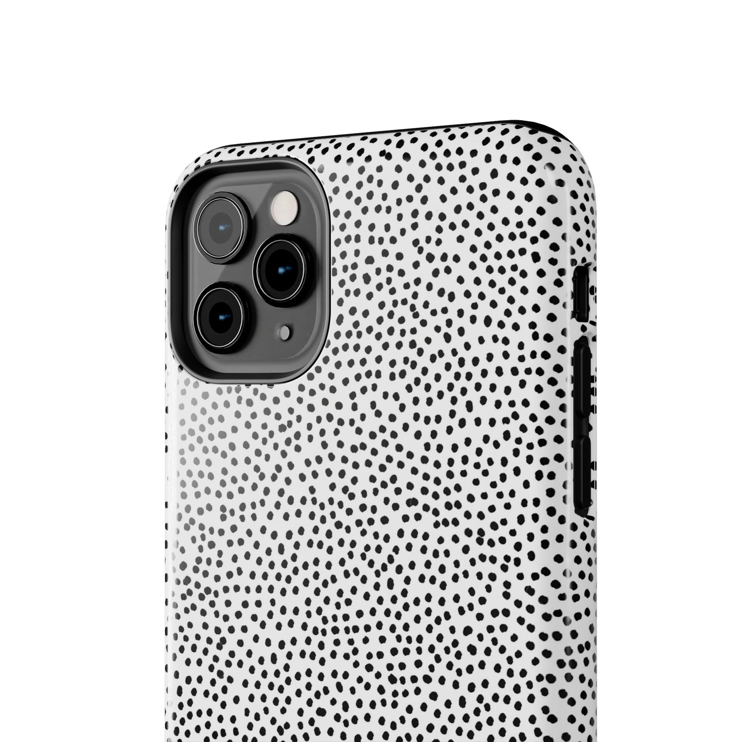 Baby Dots White / Black Phone Case