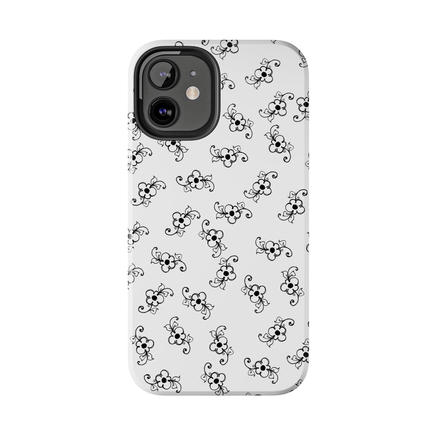 Favorite Daisies White / Black Phone Case