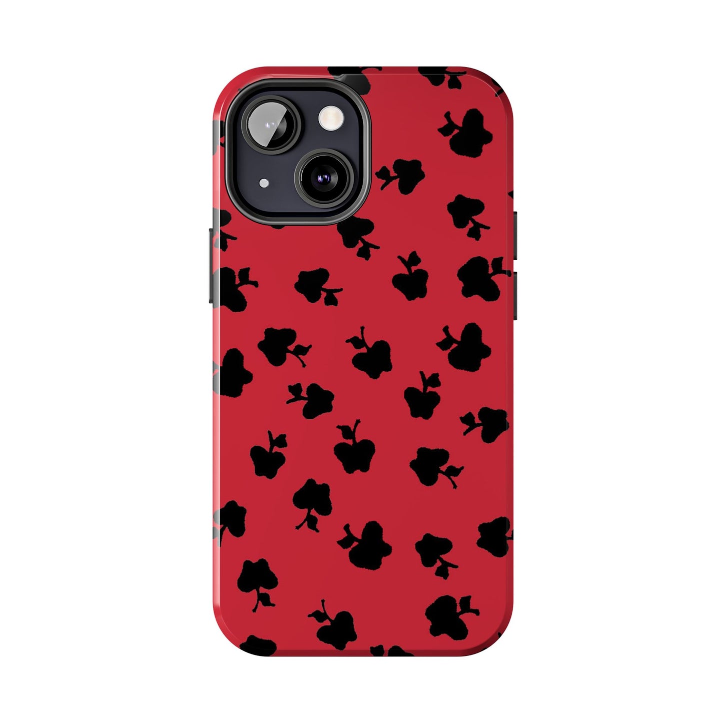 Happy Apples Red / Black Phone Case