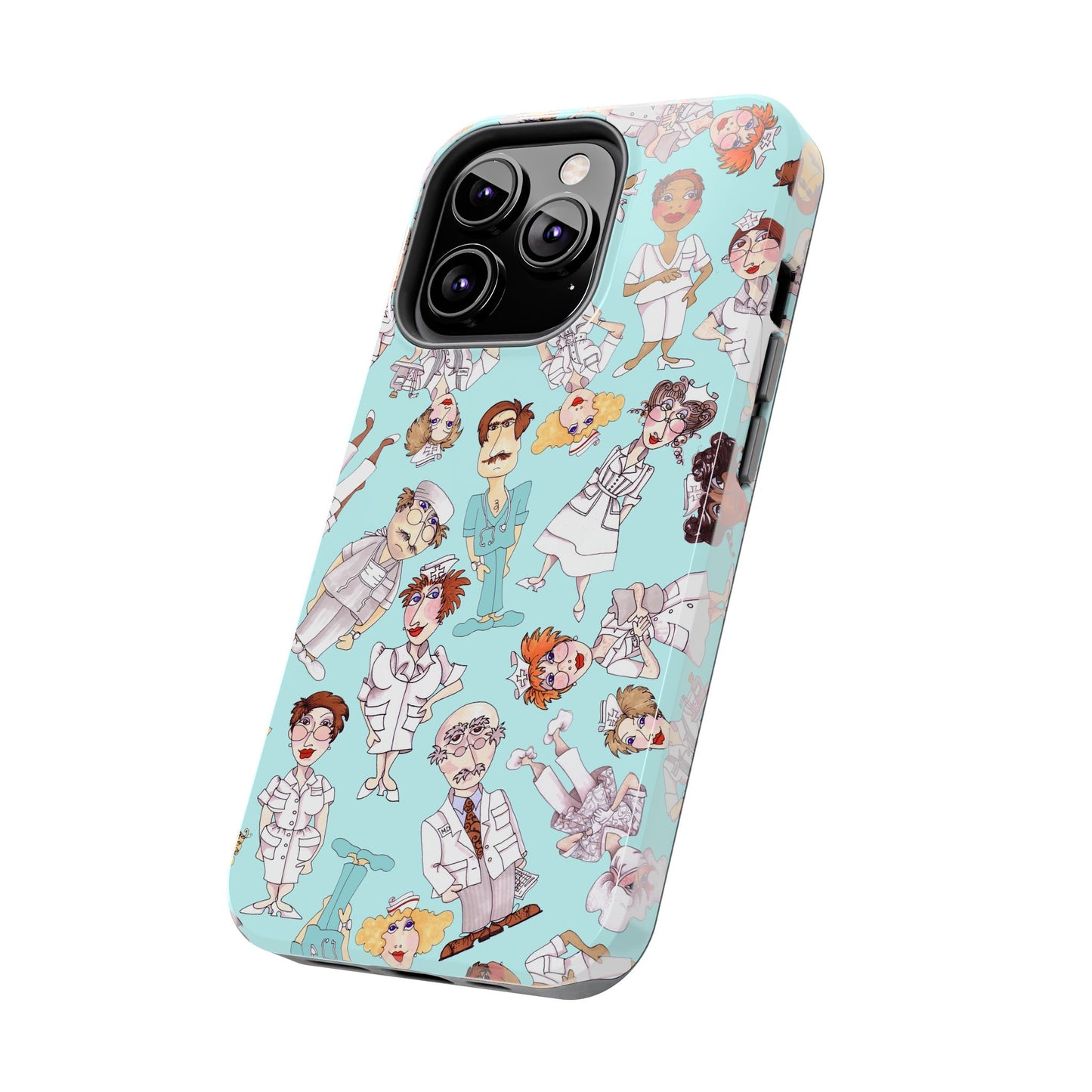 Happy Staff Aqua Phone Case
