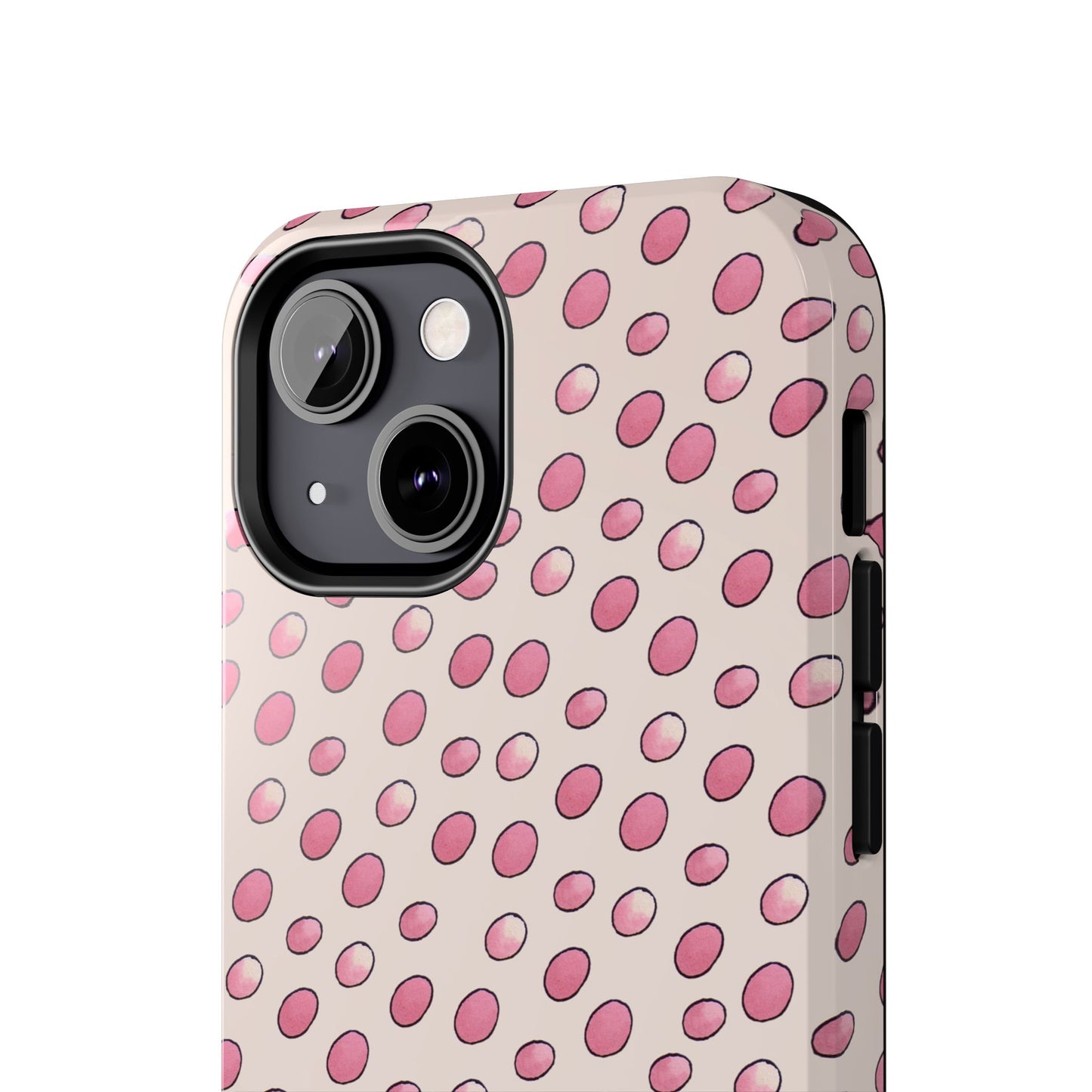 Egg Dots Vanilla / Pink Phone Case