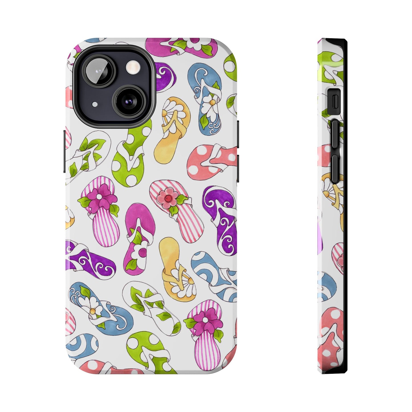 Flip Flops White Phone Case