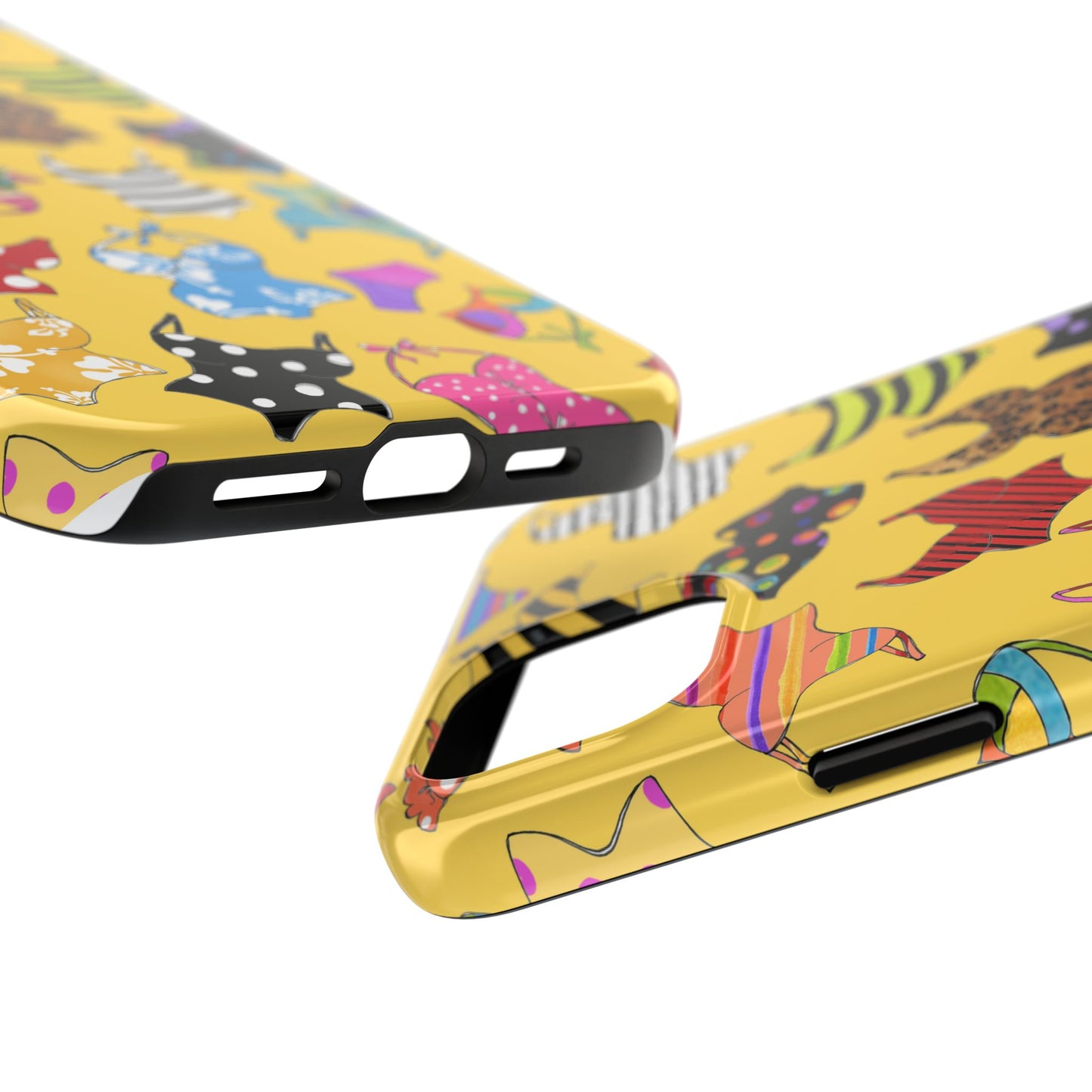 Assorted Suits Yellow Phone Case