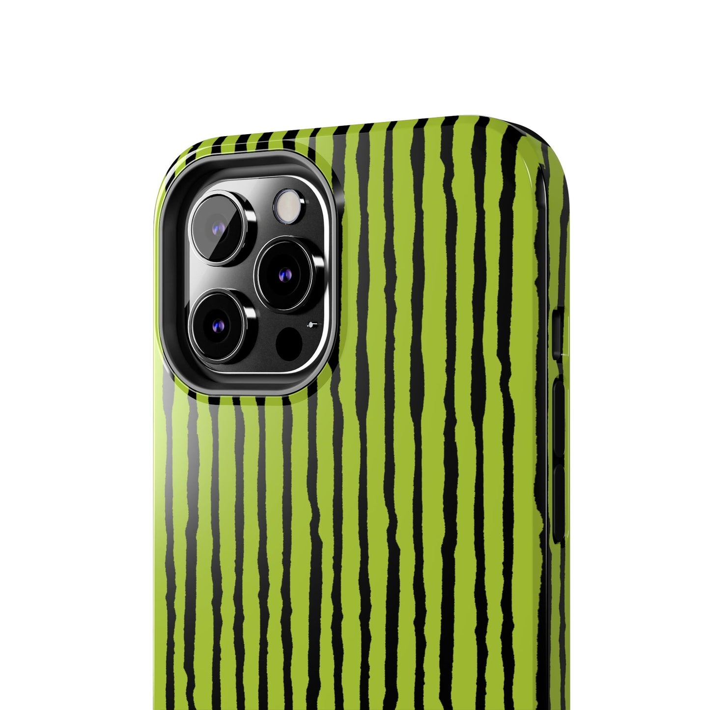 Sorta Stripe Green / Black Phone Case