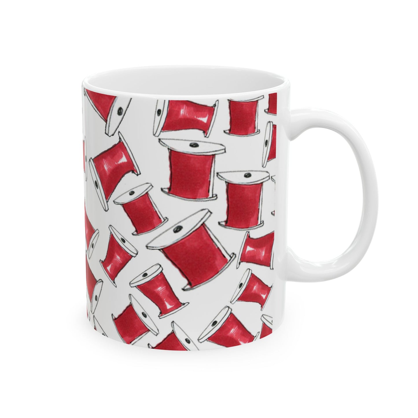 Red Thread White Cup