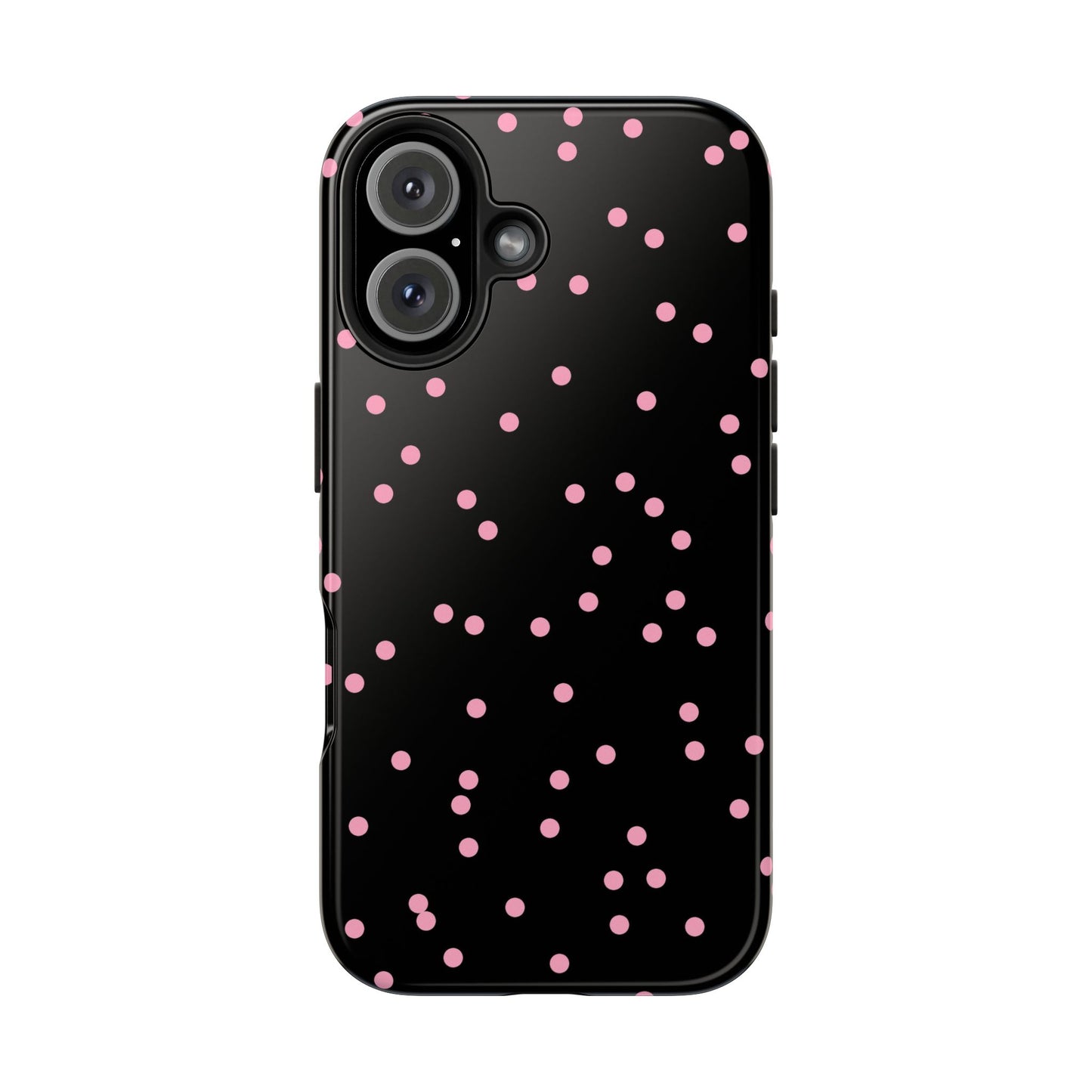 Space Dots Black / Pink Phone Case