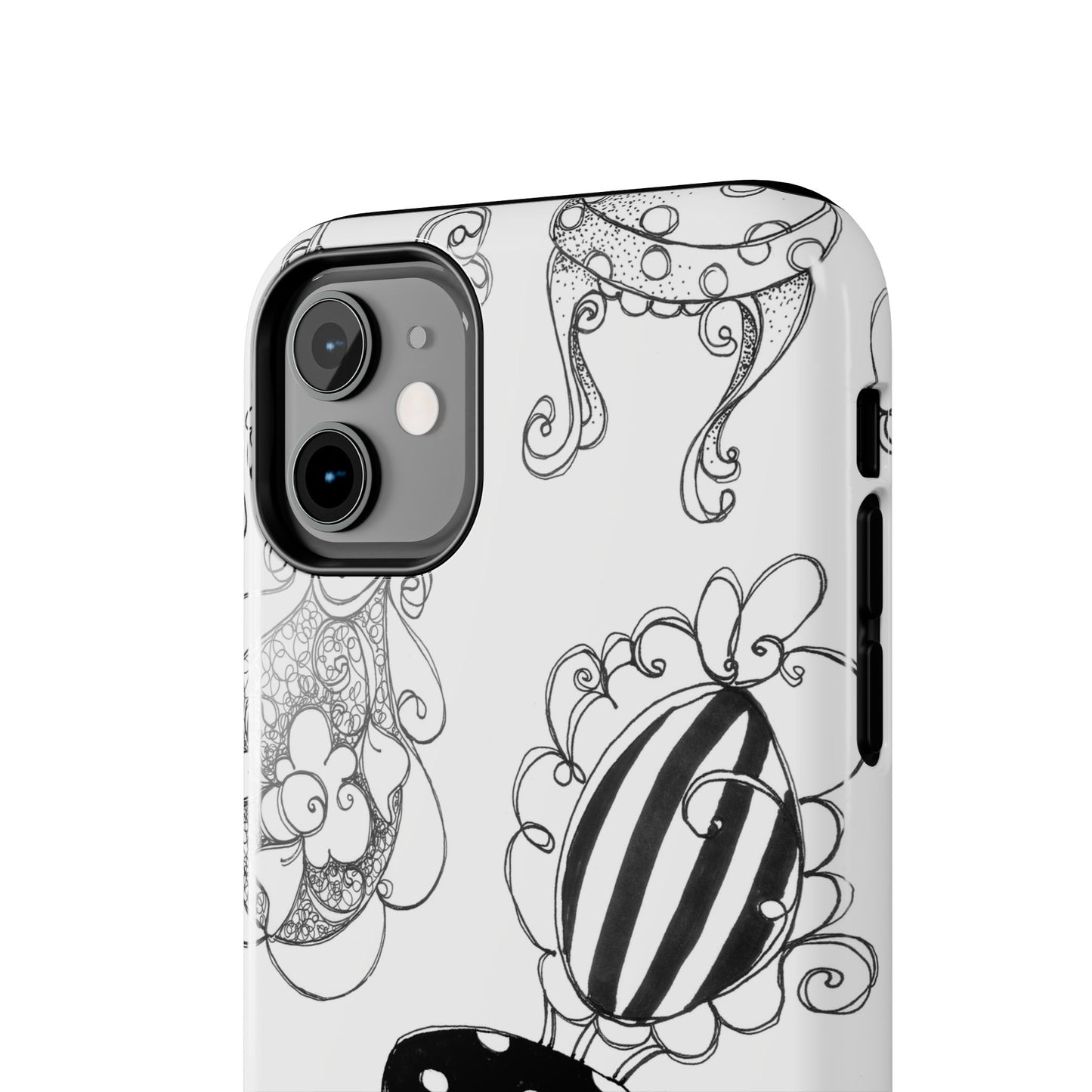 Bistro Chairs White Phone Case