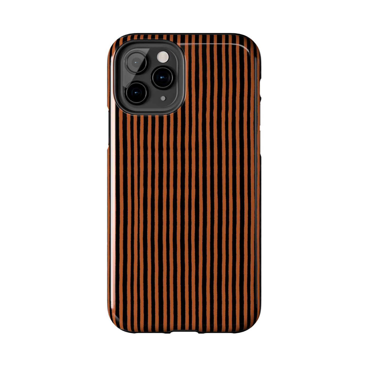 Happy Stripe Spice / Black Phone Case