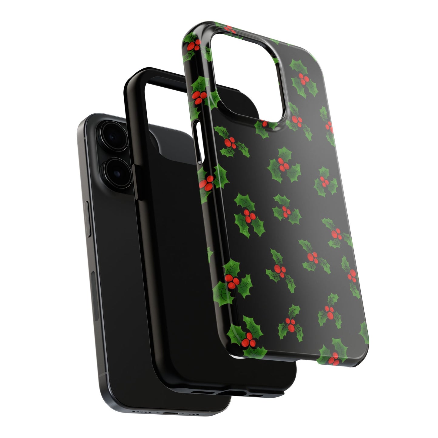 Lotsa Holly Black Phone Case