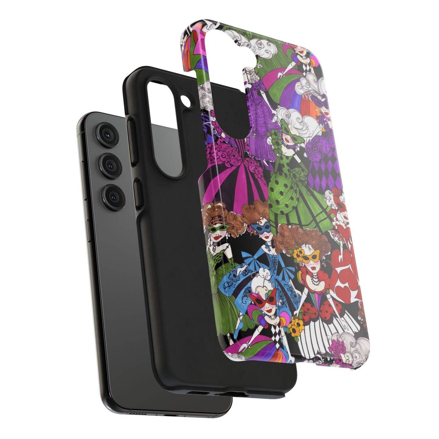 Crowded Dance Floor Black Phone Case