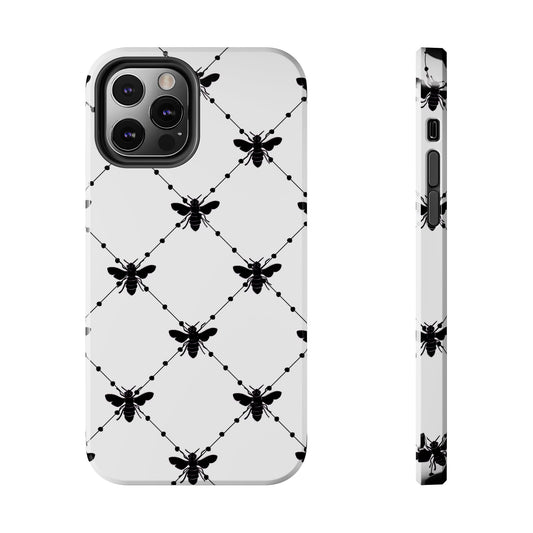 Beaded Bees White Phone Case