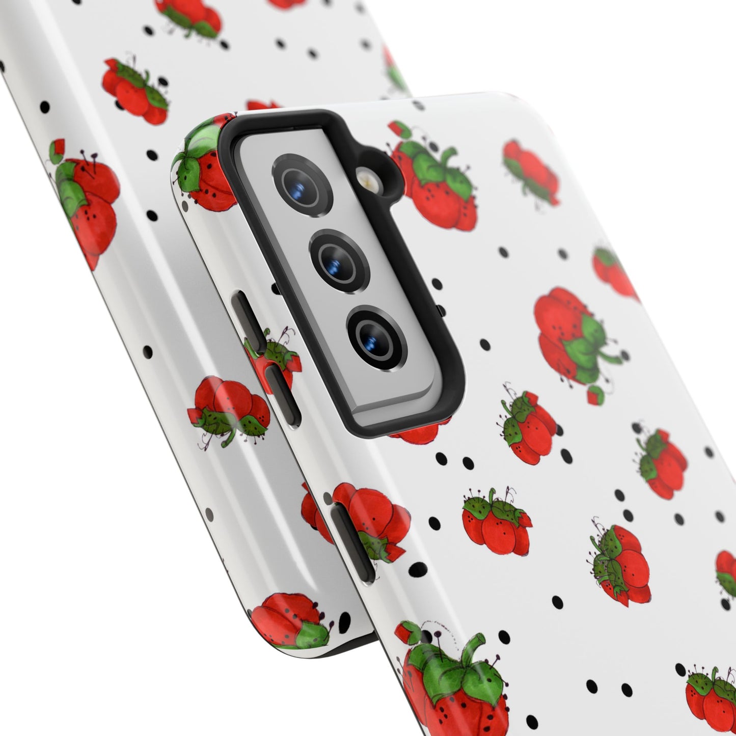 Pin Dots White Phone Case