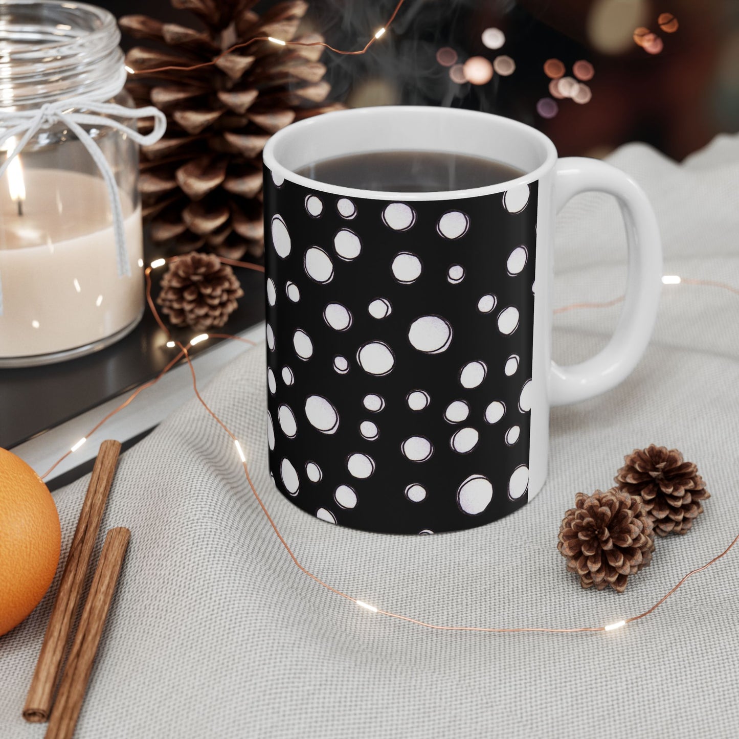 Pot Dots Black Cup