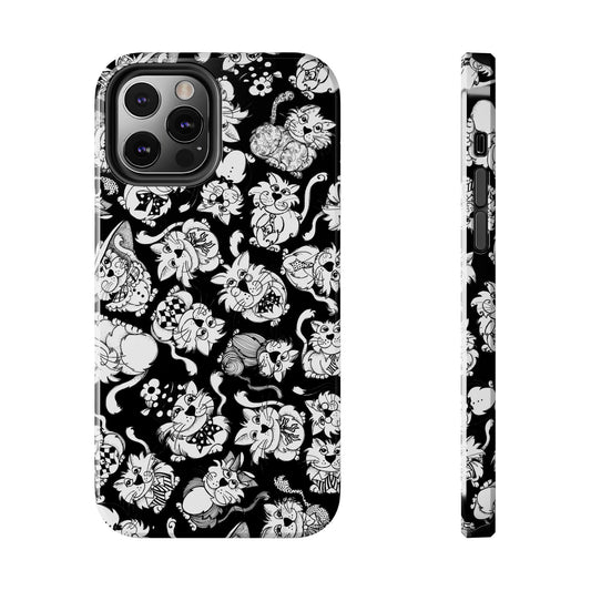So Kitties Tossed Black Phone Case