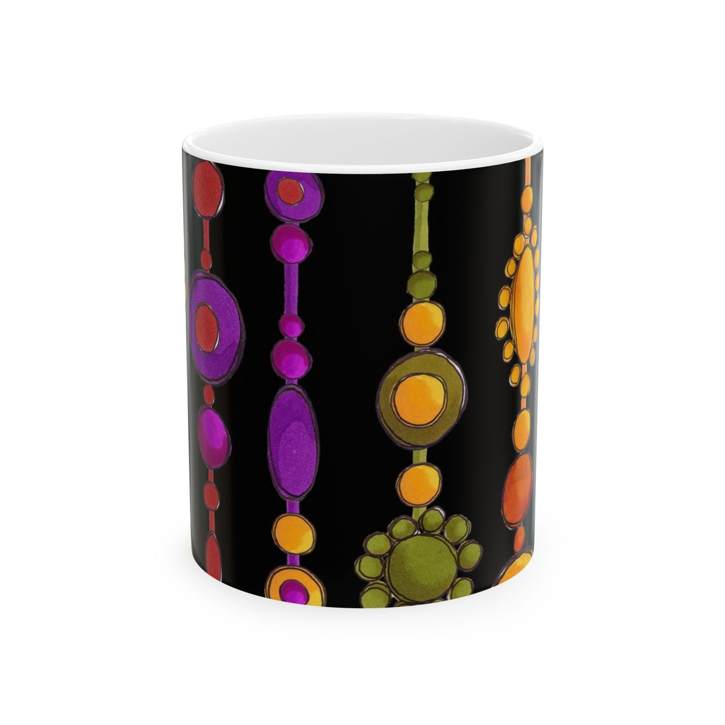 Spice Beaded Curtain Cup
