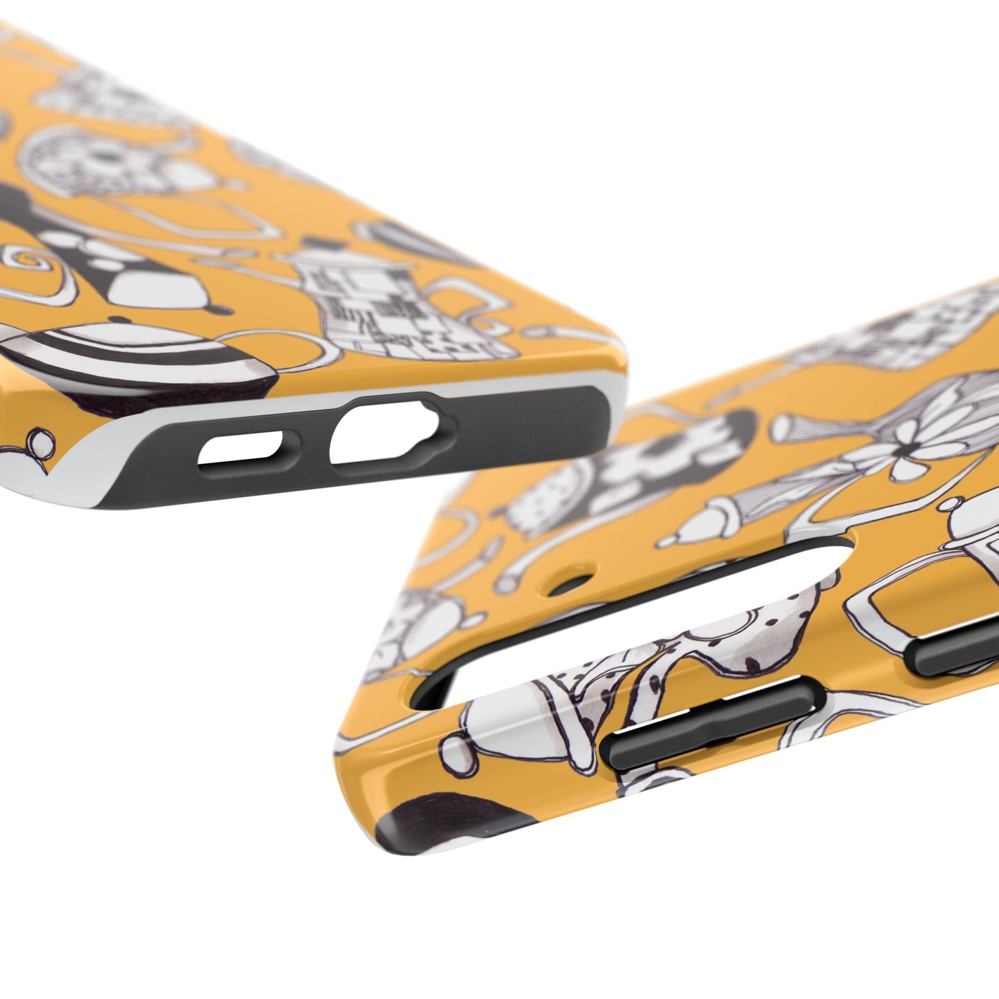 Fancy Pots Yellow Phone Case