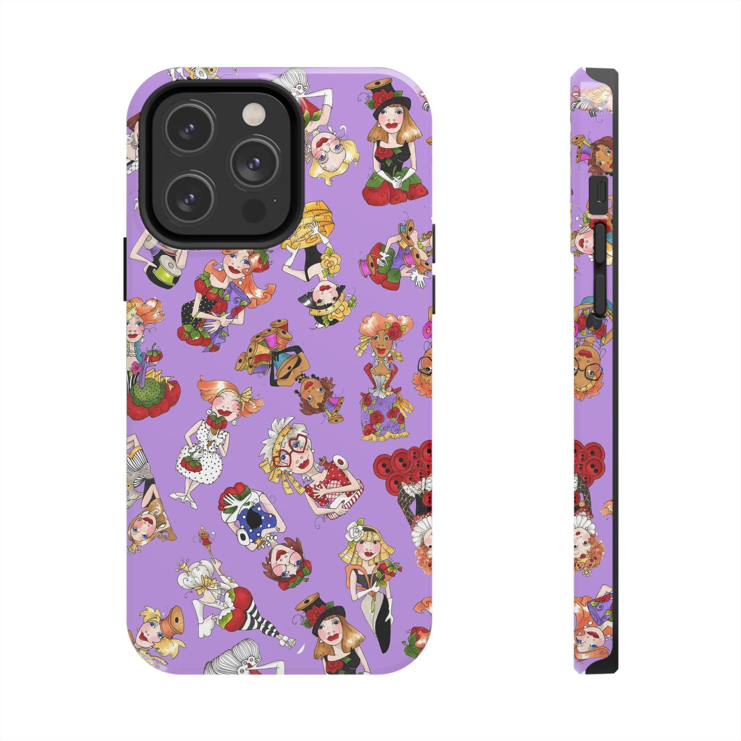 Curious Toss Purple Phone Case