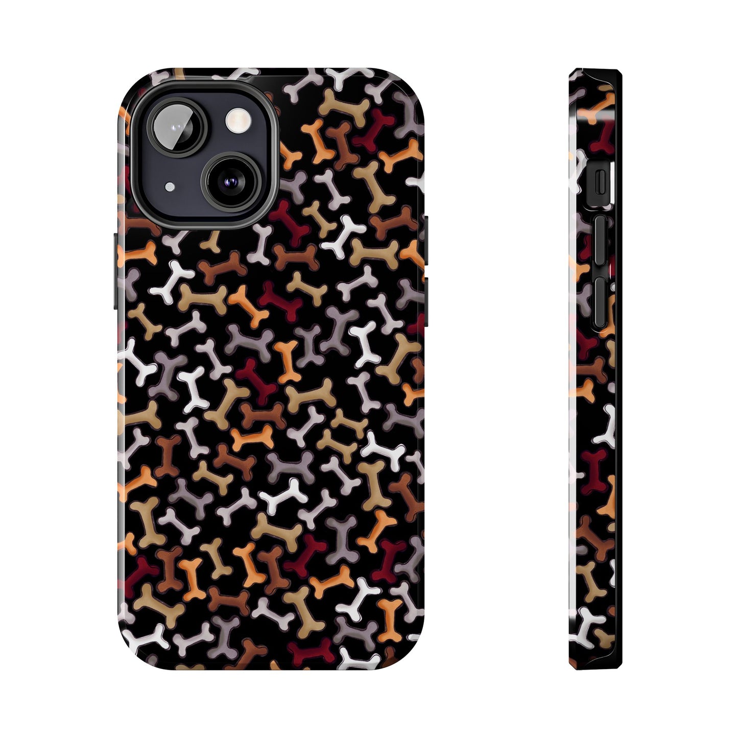 Dog Bones Black Phone Case