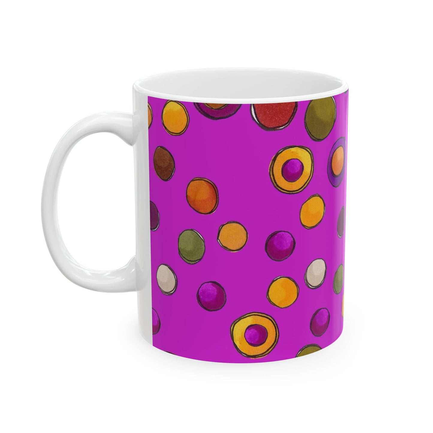 Double Dots Fuchsia Cup