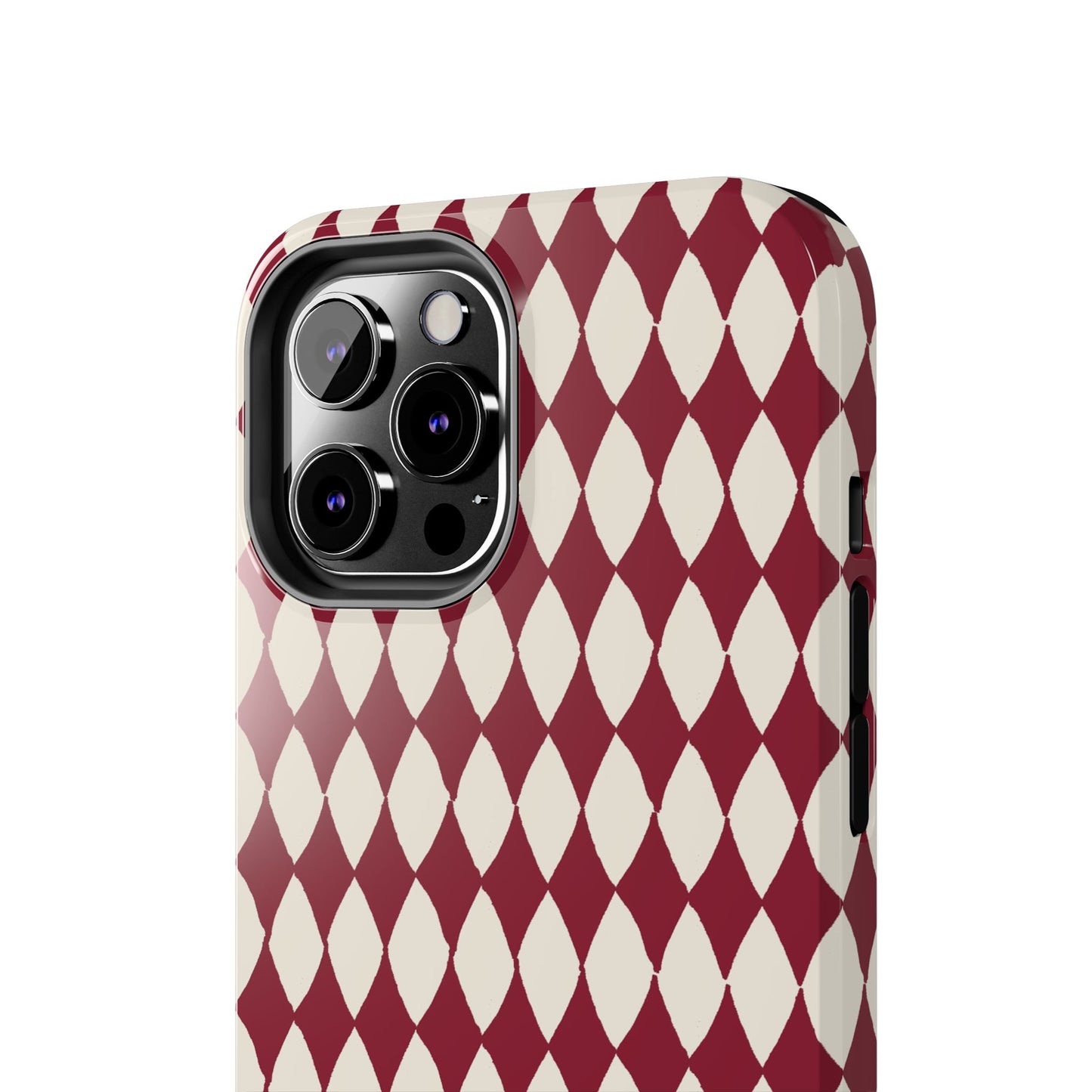 Diamond Ivory / Red Phone Case