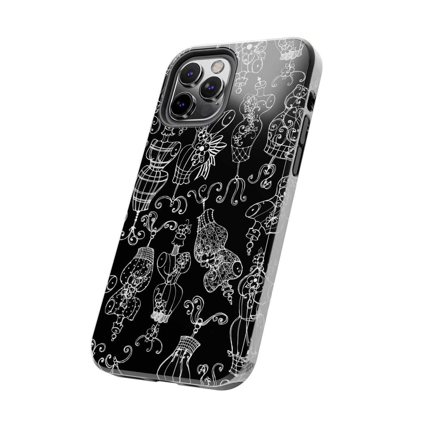 Mannequinique Black / White Phone Case