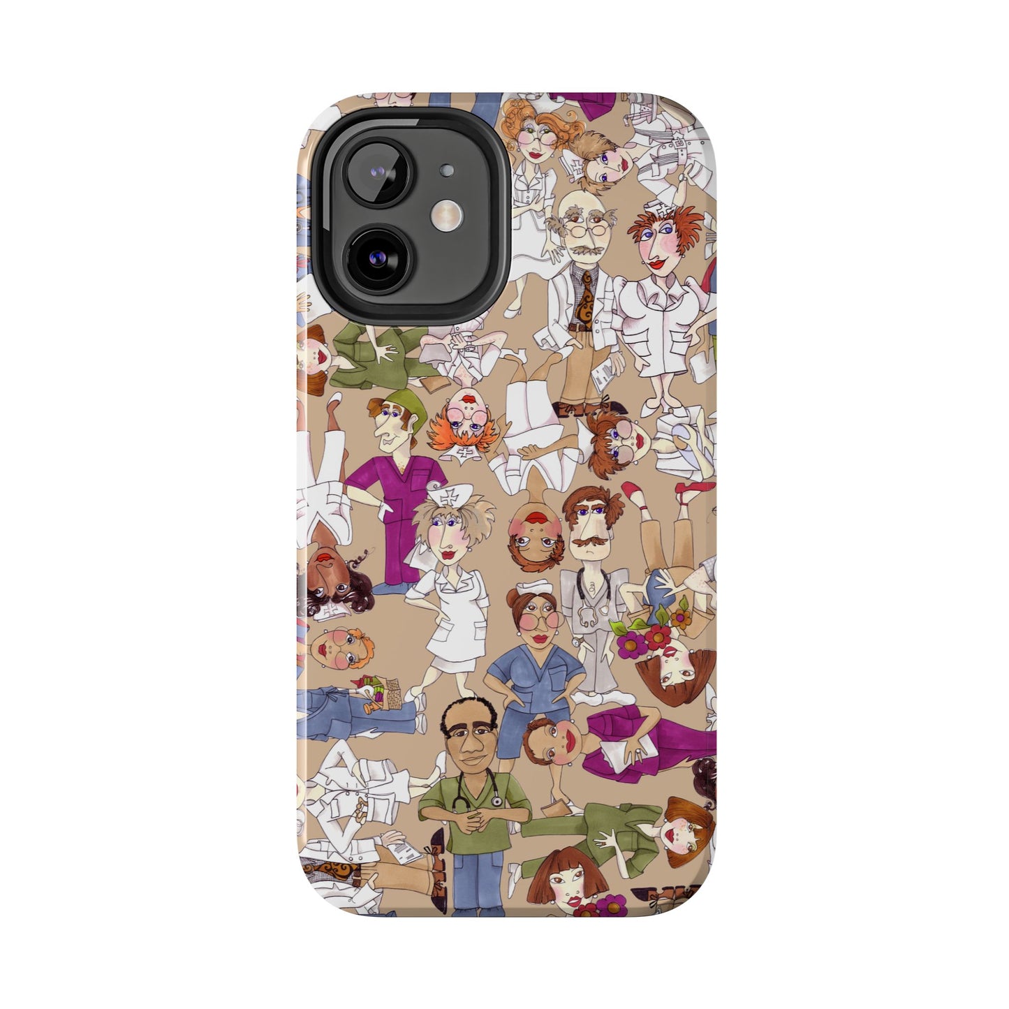 Diverse Nurse Khaki Phone Case