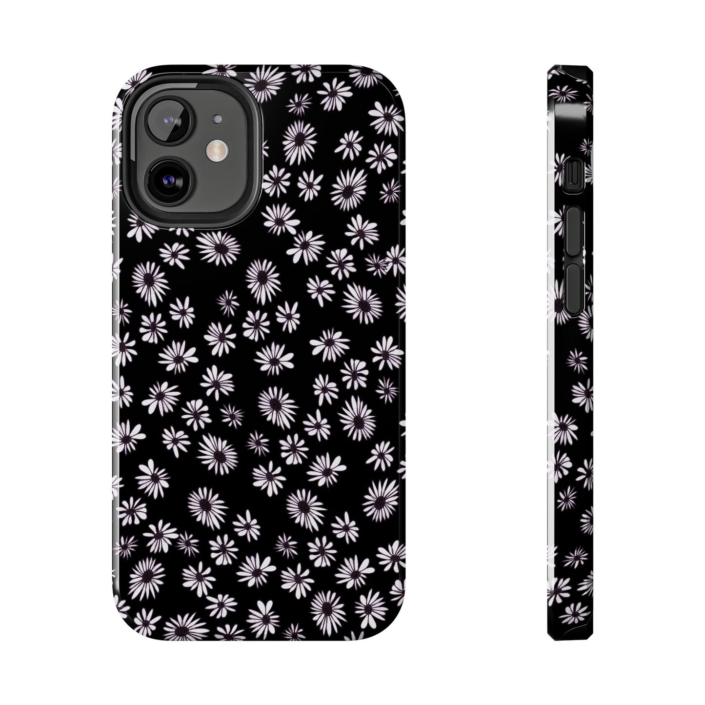 Random Daisy Black / White Phone Case