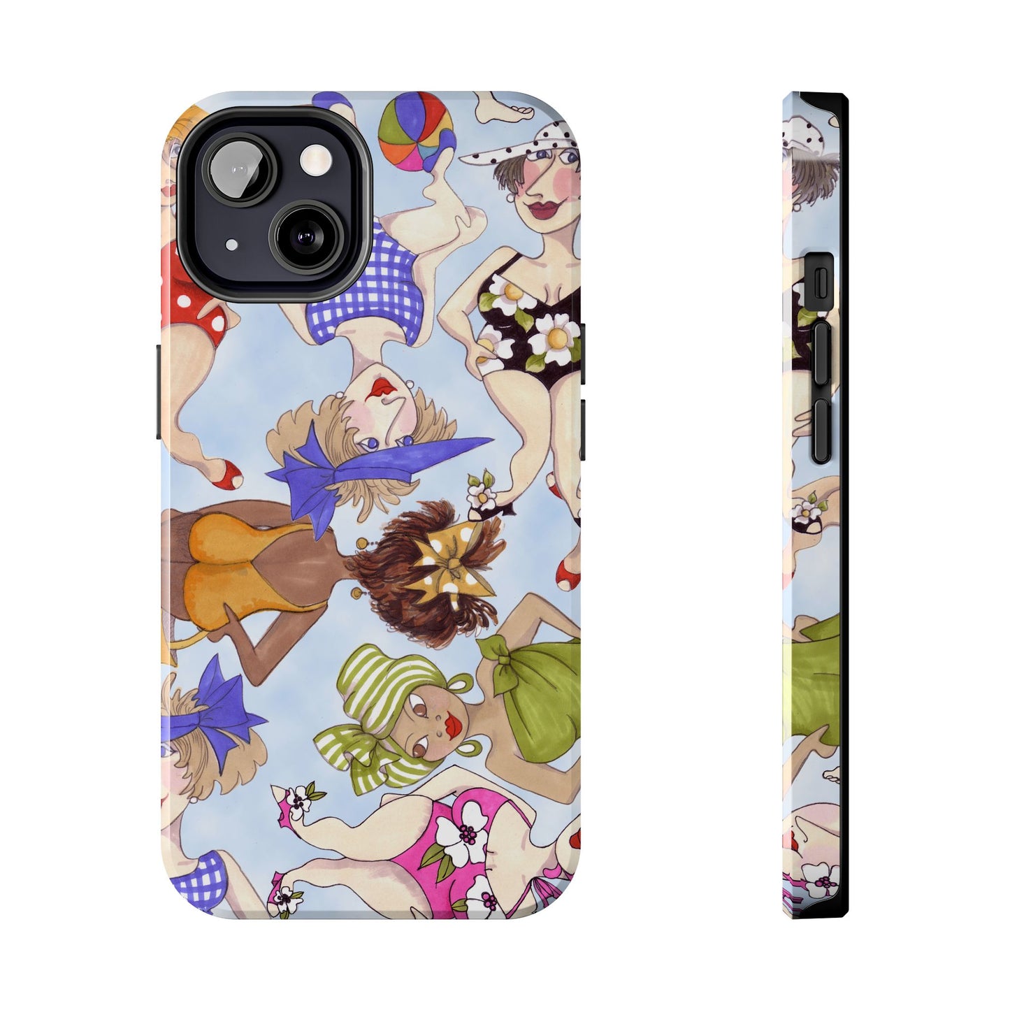 Bathing Beauties Blue Sky Phone Case