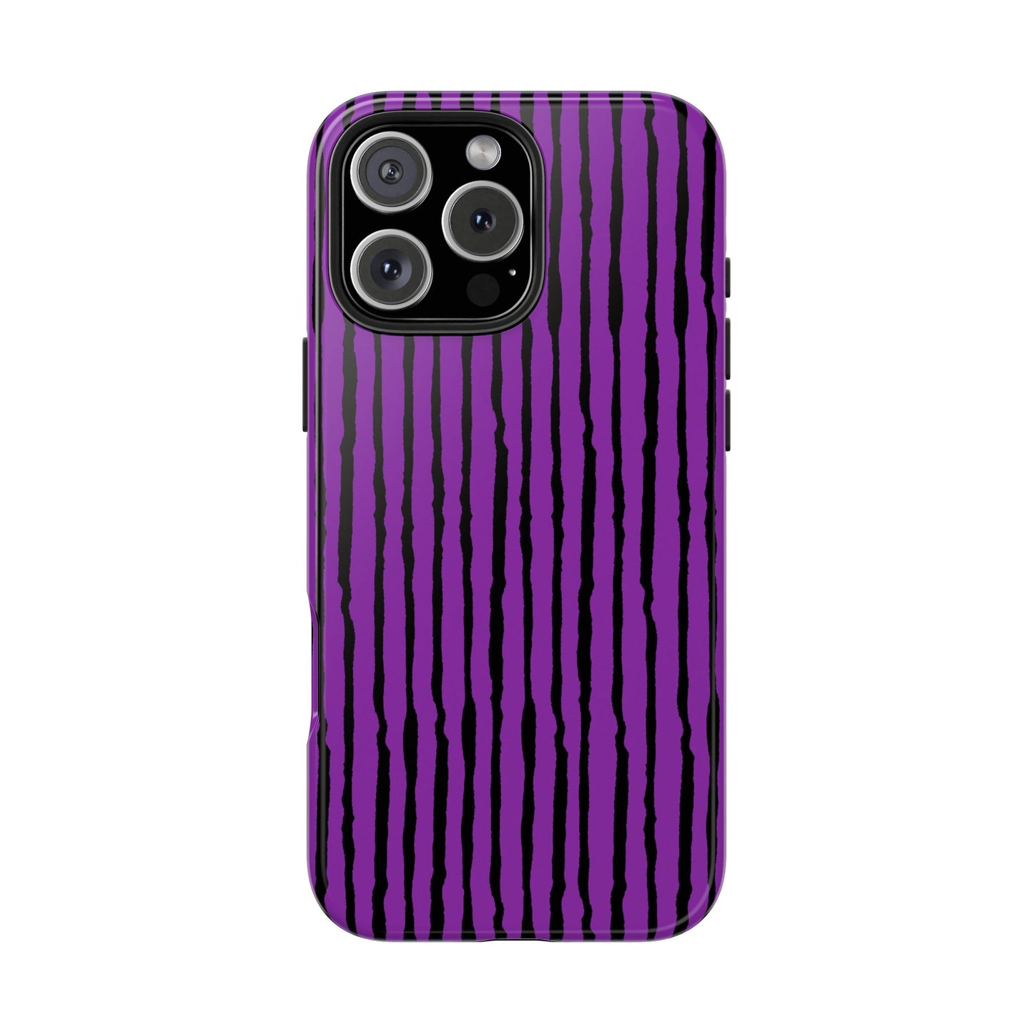 Sorta Stripe Purple / Black Phone Case