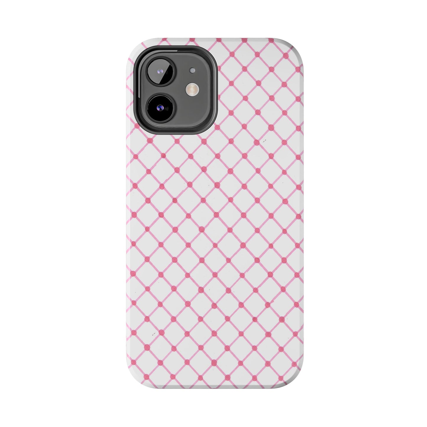 Cyclone Fence White / Pink Phone Case