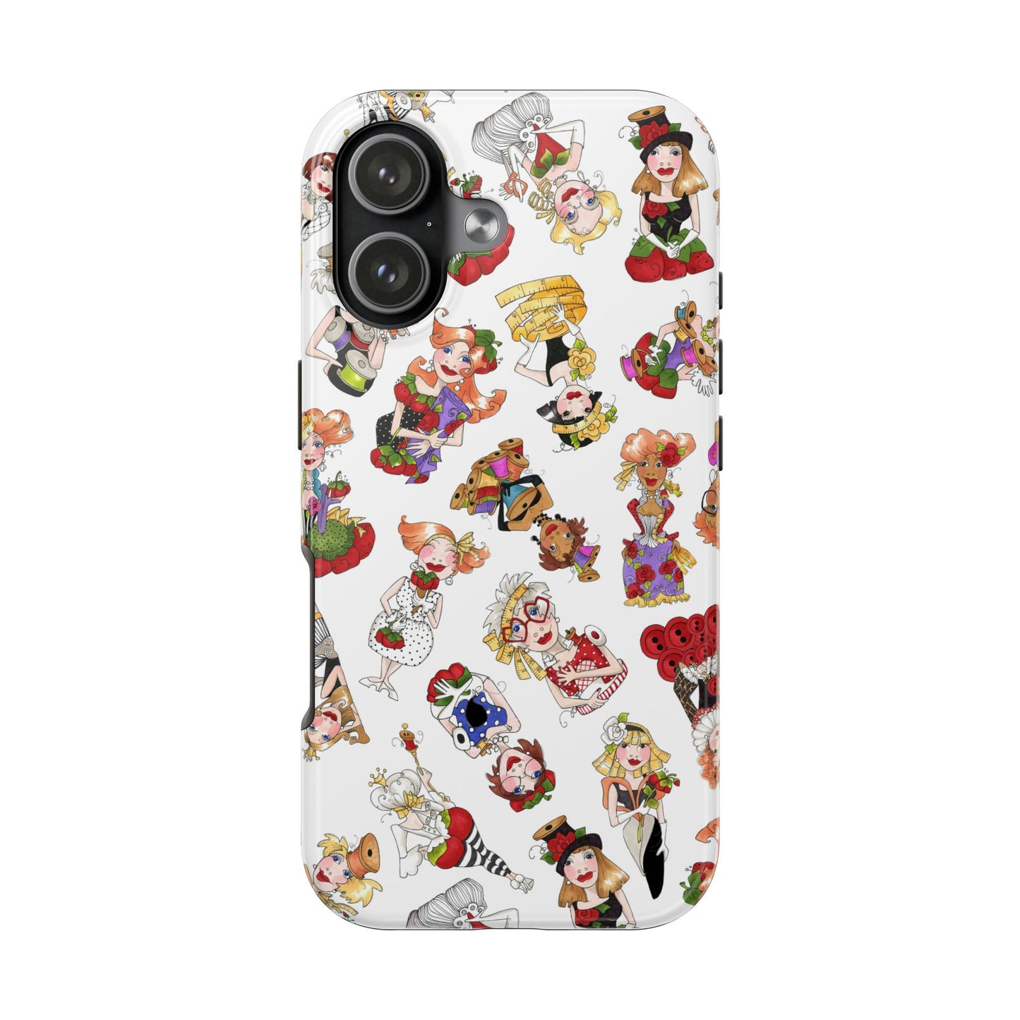 Curious Toss White Phone Case