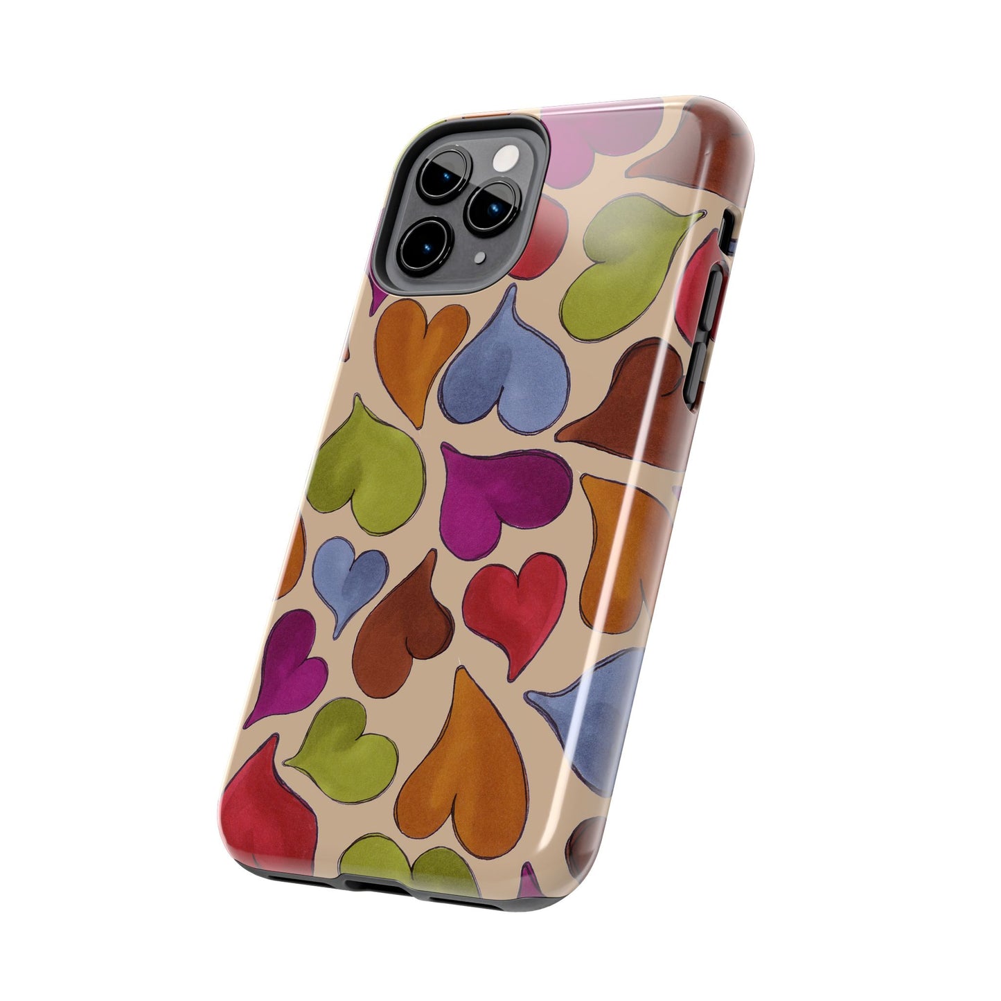 Big Hearted Khaki Phone Case