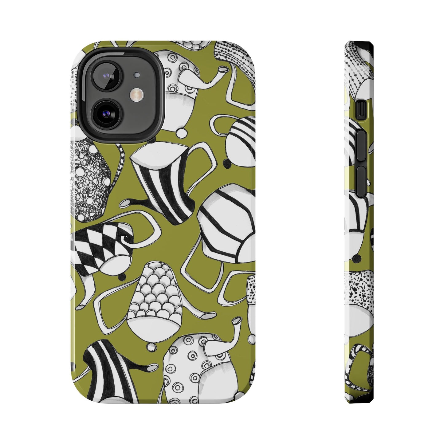 Coffee, Tea Anyone? Green Phone Case