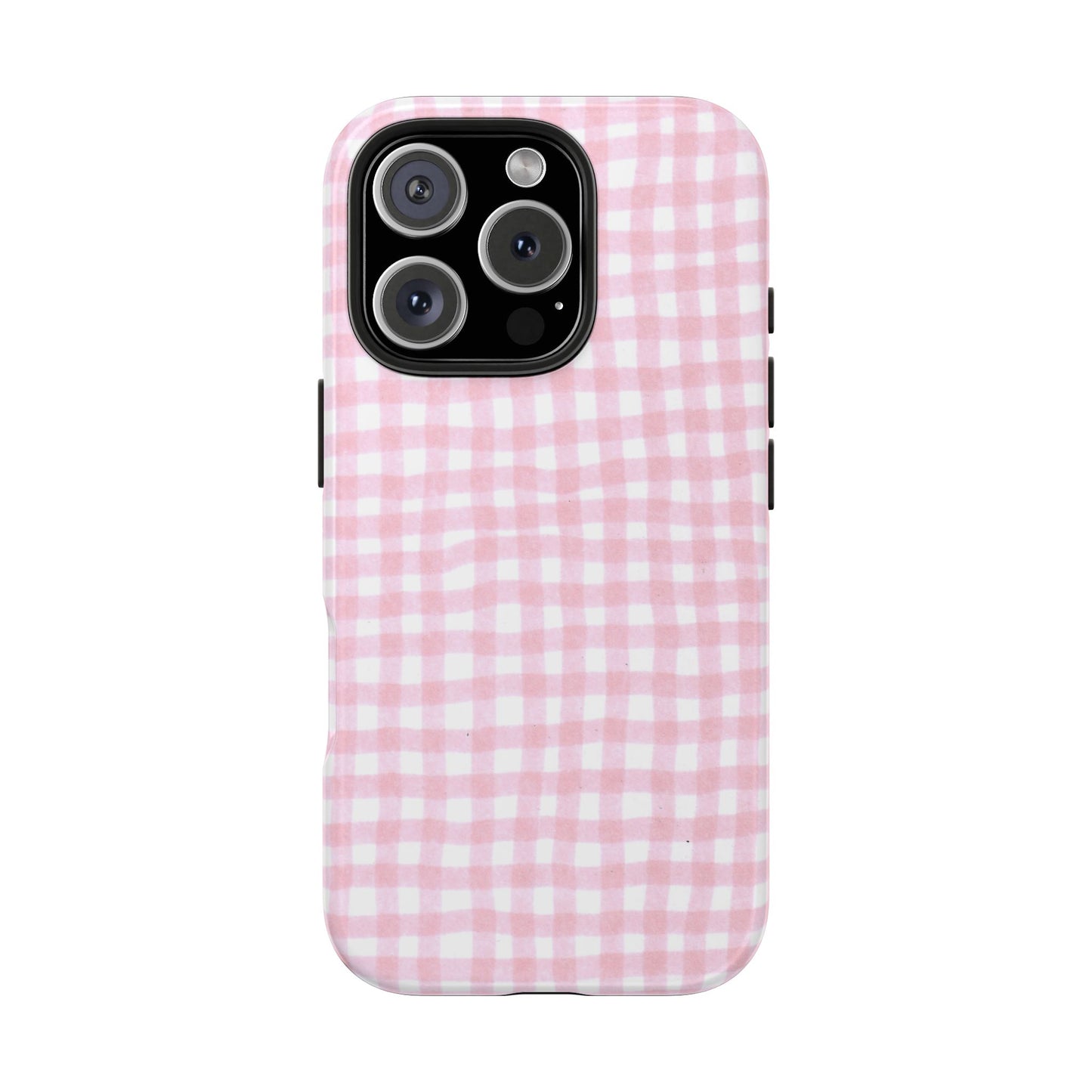 Wonky Chipper Check Pink Phone Case
