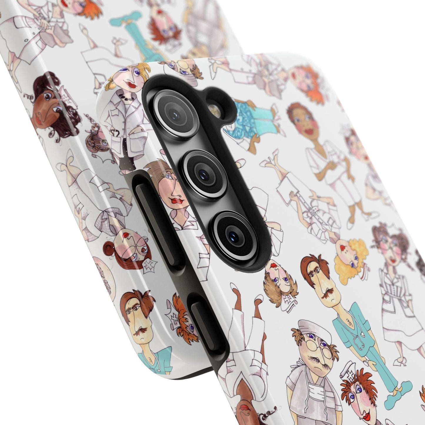 Happy Staff White Phone Case