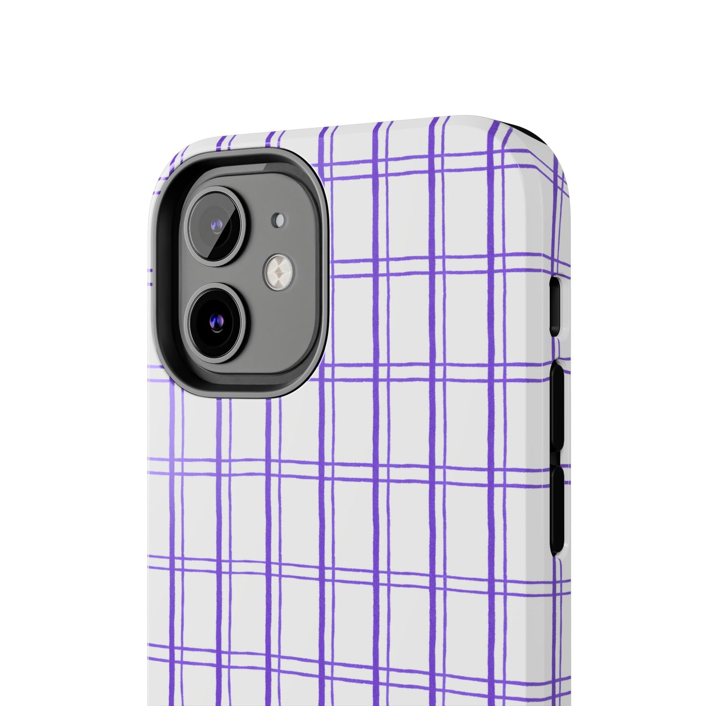 Kitchen Plaid White / Blue Phone Case
