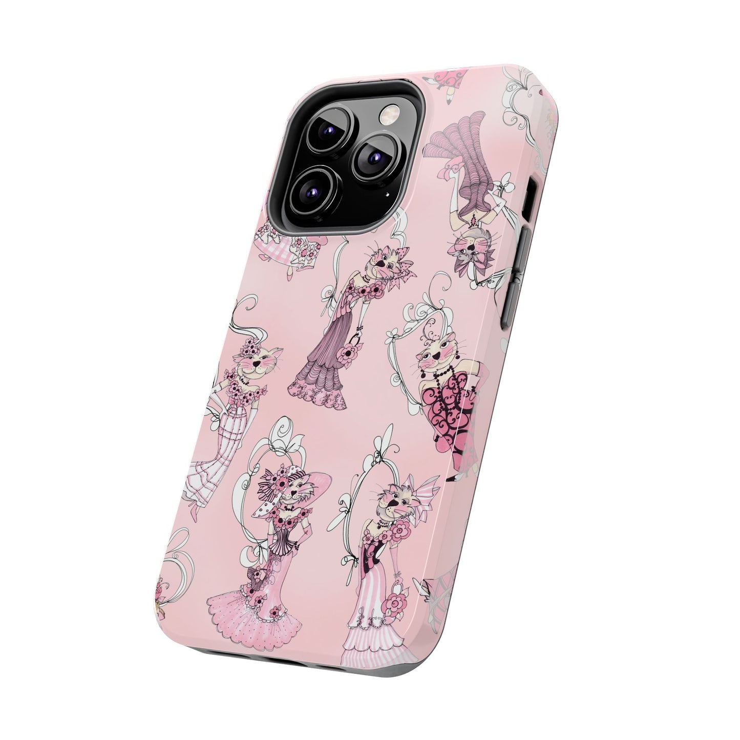 Lady Cats Tossed Phone Case